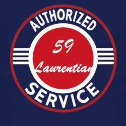Authorized Service 1959 Pontiac Laurentian Dark T Shirt