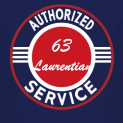 Authorized Service 1963 Pontiac Laurentian Dark T Shirt