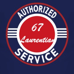 Authorized Service 1967 Pontiac Laurentian Dark T Shirt