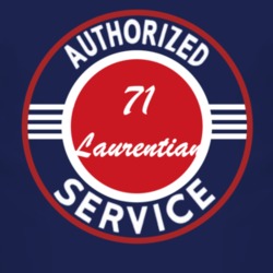 Authorized Service 1971 Pontiac Laurentian Dark T Shirt