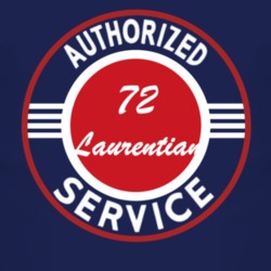 Authorized Service 1972 Pontiac Laurentian Dark T Shirt