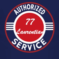 Authorized Service 1977 Pontiac Laurentian Dark T Shirt