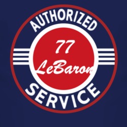 Authorized Service 1977 Chrysler LeBaron Dark T Shirt