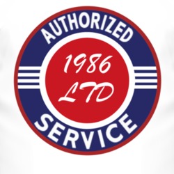 Authorized Service 1986 LTD T Shirt