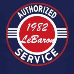 Authorized Service 1982 Chrysler LeBaron Dark T Shirt