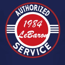 Authorized Service 1984 Chrysler LeBaron Dark T Shirt