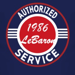 Authorized Service 1986 Chrysler LeBaron Dark T Shirt
