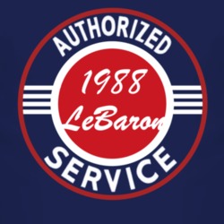Authorized Service 1988 Chrysler LeBaron Dark T Shirt