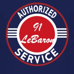 Authorized Service 1991 Chrysler LeBaron Dark T Shirt