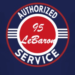 Authorized Service 1995 Chrysler LeBaron Dark T Shirt