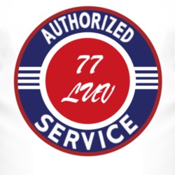 Authorized Service 1977 Chevy LUV T Shirt