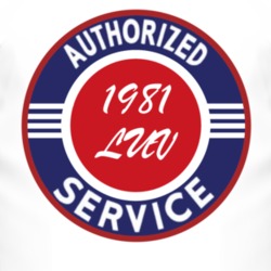 Authorized Service 1981 Chevy LUV T Shirt