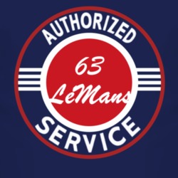 Authorized Service 1963 Pontiac LeMans Dark T Shirt