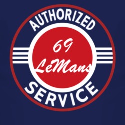 Authorized Service 1969 Pontiac LeMans Dark T Shirt