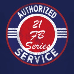 Authorized Service 1921 Chevy FB Series Distressed Look Dark T Shirt