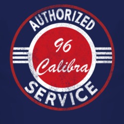Authorized Service 1996 Chevy Calibra Distressed Look Dark T Shirt