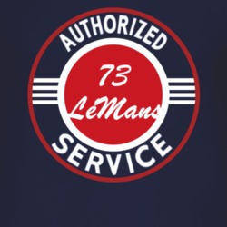 Authorized Service 1973 Pontiac LeMans Dark T Shirt
