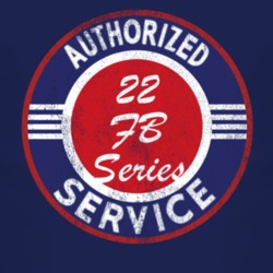Authorized Service 1922 Chevy FB Series Distressed Look Dark T Shirt