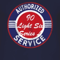 Authorized Service 1990 Chevy Light Six Series L Distressed Look Dark 
