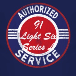 Authorized Service 1991 Chevy Light Six Series L Distressed Look Dark 