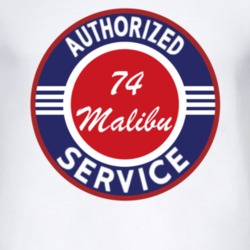 Authorized Service 1974 Chevy Malibu T Shirt