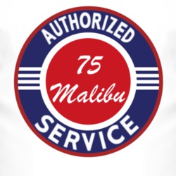 Authorized Service 1975 Chevy Malibu T Shirt