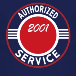 Authorized Service 2001 Limited Dark T Shirt