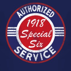 Authorized Service 1918 Studebaker Special Six Distressed Look Dark T 