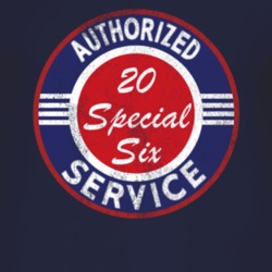 Authorized Service 1920 Studebaker Special Six Distressed Look Dark T 