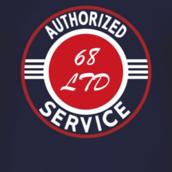 Authorized Service 1968 LTD Dark T Shirt