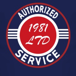 Authorized Service 1981 LTD Dark T Shirt