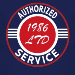 Authorized Service 1986 LTD Dark T Shirt