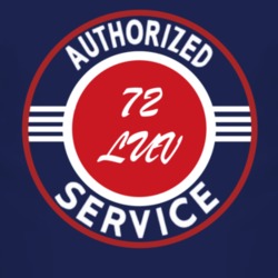 Authorized Service 1972 Chevy LUV Dark T Shirt