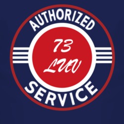 Authorized Service 1973 Chevy LUV Dark T Shirt