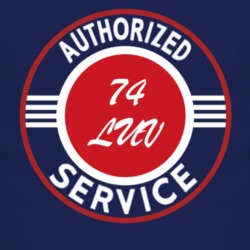 Authorized Service 1974 Chevy LUV Dark T Shirt