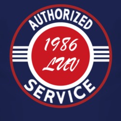 Authorized Service 1986 Chevy LUV Dark T Shirt