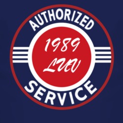 Authorized Service 1989 Chevy LUV Dark T Shirt