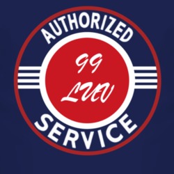 Authorized Service 1999 Chevy LUV Dark T Shirt