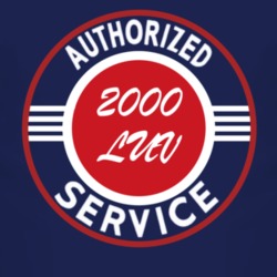 Authorized Service 2000 Chevy LUV Dark T Shirt