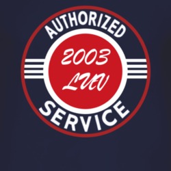 Authorized Service 2003 Chevy LUV Dark T Shirt