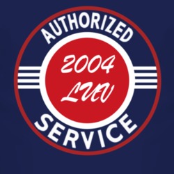 Authorized Service 2004 Chevy LUV Dark T Shirt