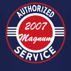 Authorized Service 2007 Dodge Magnum Dark T Shirt