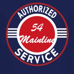 Authorized Service 1954 Mainline Dark T Shirt
