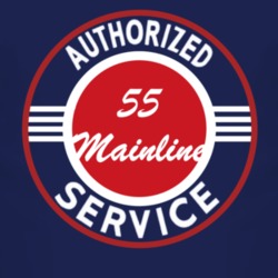Authorized Service 1955 Mainline Dark T Shirt