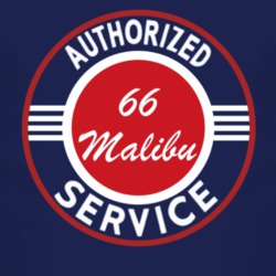 Authorized Service 1966 Chevy Malibu Dark T Shirt