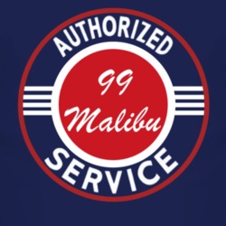 Authorized Service 1999 Chevy Malibu Dark T Shirt