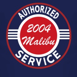 Authorized Service 2004 Chevy Malibu Dark T Shirt