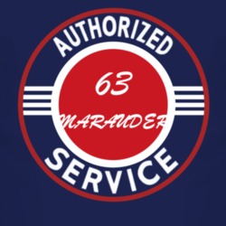 Authorized Service 1963 MERCURY MARAUDER Dark T Shirt