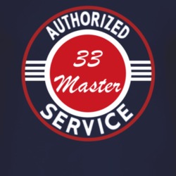 Authorized Service 1933 Chevy Master Dark T Shirt