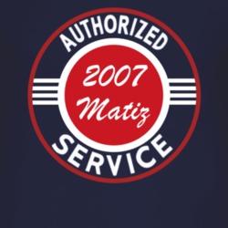 Authorized Service 2007 Chevy Matiz Dark T Shirt